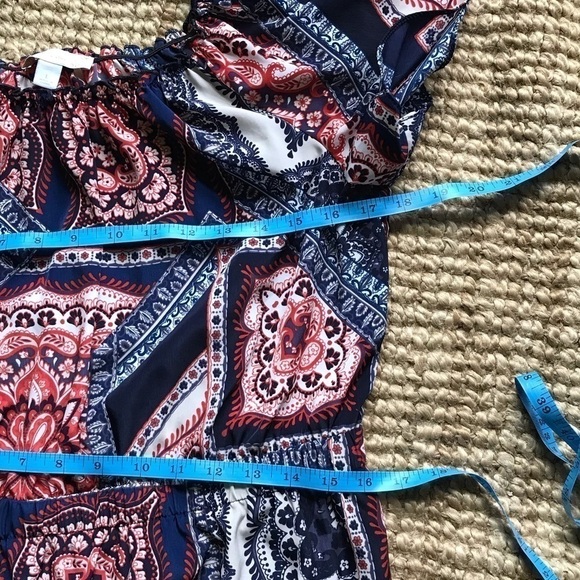 Westport 1962 maxi dress patchwork print women’s large. - Picture 5 of 8